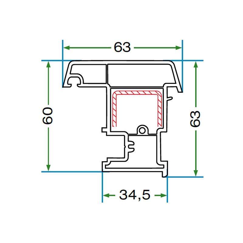 K-6021 PERFIL DE REGISTRO INTERMEDIO MOVI